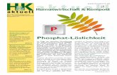 Phosphat-Löslichkeit - kompost.de · Humuswirtschaft & Kompost aktuell 10-2014, Seite 3 verfügbarer Phosphor schnell zur Verfügung ge-stellt werden muss (z.B. zur unmittelbaren