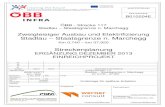 Zweigleisiger Ausbau und Elektrifizierung Stadlau ... · 3.1.1.1 Strecke Projektanfang km 0,740 – Staatsgrenze Österreich / Slowakei km 37,920 Zweigleisiger Ausbau sowie Elektrifizierung.