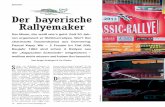 Pascal Kapp Der bayerische Rallyemaker · Interview 14 500er 2017/ Der bayerische Rallyemaker Pascal Kapp Der Mann, der weiß wie‘s geht. Seit 20 Jah-ren organisiert er Oldtimerrallyes.