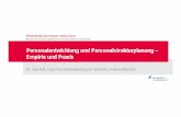 Personalentwicklung und Personalstrukturplanung – Empirie ... · Dr. Uwe Bott, Bonn, 1. Juni 2016 9 Konzept zur Umsetzung von PE-Dienstleistungen Das PE-Konzept orientiert sich