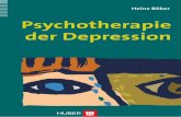 Psychotherapie der Depression - ciando.com · Depressionen gehören zu den häuﬁgsten und schwersten psychischen Erkrankungen. Bei der Behandlung depressiv Erkrankter müssen die