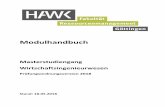 Modulhandbuch - hawk.de · Modulbezeichnung WING-Master Modul 3 Produktentwicklung Verwendbarkeit Masterstudiengang Wirtschaftsingenieurwesen Lernziele / Die Studierenden Kompetenzen