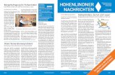 Hohenlindner Nachrichten Ausgabe 1278 - csu.de · Rudi Woidich erklärt seine Ziele für die nächsten 2 Jahre Liebe Mitbürgerinnen und Mitbürger, Nachdem jetzt die Umwidmung der