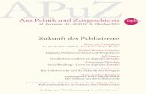 Zukunft des Publizierens - bpb.de · APuZ Aus Politik und Zeitgeschichte 62. Jahrgang · 41–42/2012 · 8. Oktober 2012 Zukunft des Publizierens Petra van Cronenburg In der dunklen