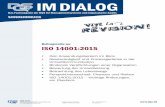 Das Fachmagazin der DQS für Managementsysteme und ... · Die neue ISO 14001:2015 stellt Managementbeauftragte und Auditoren, aber auch Führungskräfte und Mitarbeiter vor die Aufgabe,