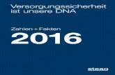 Versorgungssicherheit ist unsere DNA - steag.com · STEAG wird für 2016 eine Ausschüttung (Gewinnabführung inkl. Steuern) von 55 Millionen Euro an ihre Gesellschafterin, die KSBG