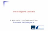 Immunologische Methoden - Ruhr-Universität Bochum · Kompetitions-ELISA. Western Blot (Immunoblot) HIV-Nachweis durch Western Blot H.R. Gelderblom Robert-Koch-Institut, Berlin. Nachweis