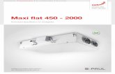 Maxi flat 450 - 2000 - zehnder-systems.de · Design-Heizkörper Komfortable Raumlüftung Heiz- und Kühldecken-Systeme Clean Air Solutions *Abhängig von der gewählten Steuerung/Sensorik.