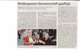  · Holdergassen-Gemeinschaft gepflegt Marbach Ein Fest mit neuen und alten Anwohnern client Linter anderem dem Kennenlernen. Von Sabine Armbruster