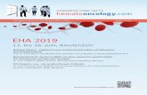 EHA - hematooncology.com · Kongressnews in die Praxis übersetzt Juni | 2019  CONGRESS CORE FACTS hematooncology.com EHA ˜˚˛˝ ˛˙. bis ˛ˆ. Juni, Amsterdam