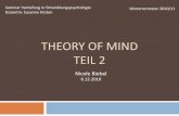 Theory of Mind Teil 2 - psy.lmu.de · Gliederung 1) Theory of Mind ab 4 Jahren 1) Fähigkeiten mit 4 Jahren 2) Vergleich zwischen 4- und 6-Jährigen 2) Theory of Mind bei Autisten