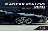 Räderkatalog 2018 - Opel Original Leichtmetallräder · 3 noträder zafira tourer zafira b mokka/ mokka x meriva b karl insignia b insignia a gtc grandland x crossland x adam corsa