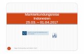 Markterkundungsreise Indonesien 25.03. –01.04 file4 Wagner Textilmaschinen und Zubehör GmbH 1. Zentraljava Veranstaltungen unter der Schirmherrschaft des Bupati(Landrat vergleichbar)