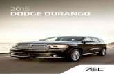 2015 DoDge Durango - lackas.de · AußenlAckierungen liMited lederFArbAuswAhl liMited Abbildung zeigt: 2015 Dodge Durango Limited ggf. mit aufpreispflichtiger Sonderausstattung.