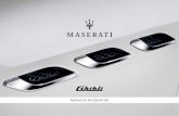 Genuine Accessories - Modena, Italy · Stil und komfort bringen exklusivität in den alltag. Mit dem Original- Zubehörprogramm für den Maserati Ghibli werden Sie an Ihrem Fahrzeug