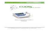 Free Oxygen Radicals Monitor - micromedical.de · Es wird darauf hingewiesen, FORMox gemäß den in der Tabelle der technischen Beschreibung angegebenen Bedingungen aufzubewahren