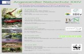 Angewandter Naturschutz XXIV - biozentrum.uni-wuerzburg.de · Dr. Frauke Fischer Zoologie III, Biozentrum, Am Hubland, 97074 Würzburg, fischer@biozentrum.uni-wuerzburg.de Tel. 0931