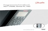 Programmierhandbuch VLT HVAC Drive FC 102 .1 Einf¼hrung VLT® HVAC Drive FC 102 Baureihe Dieses