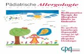 Pädiatrische Allergologie - gpau.de · Kortikosteroid oral + topische Medikation wie oben . 1/06 Pädiatrische Allergologie 7 topic topic werden. Darüber hinaus tritt die Wirkung