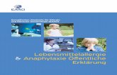 Lebensmittelallergie & Anaphylaxie Öffentliche Erklärung EAACI Allergens Brochure ALEMAN.pdf · Dieses Dokument ist ein Schlüsselteil der Kampagne, da es eine öffentliche Erklärung