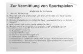 Zur Vermittlung von Sportspielen - uni-bielefeld.de führt... · Tim Mergelkuhl Beobachtungen von Dietrich (1964) 1. Kinder spielen nicht das Fußballspiel, sondern ähnliche Spiele