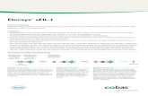 Elecsys T sFlt-1 - roche.de · Biotinylierter monoklonaler Antikörper gegen sFlt-1 sFlt-1 in der Probe Ruthenylierter monoklonaler Antikörper gegen sFlt-1 Streptavidin- beschichteter
