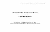 Biologie - OPUS-Datenbankepub.sub.uni-hamburg.de/epub/volltexte/2014/28185/pdf/2013_03_27... · Beispielaufgaben für die schriftliche Abiturprüfung im Fach Biologie 3 Inhaltsverzeichnis