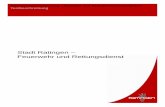 Stadt Ratingen – Feuerwehr und Rettungsdienst · Kasten-Bumerang-Test Koordination Feuerwache Personenrettung Berufsspezifische Anforderung Feuerwache Drehleitersteigen Berufsspezifische