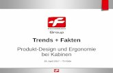 Trends + Fakten - Startseite - TH Köln · Trends + Fakten Produkt-Design und Ergonomie bei Kabinen 26. April 2017 –TH Köln