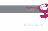 Jahresbericht 2018 Frauenberatungsstelle Warendorf · Die Frauenberatungsstelle Warendorf ist ein eigenständiger Zweckbetrieb in Trägerschaft des Vereins Frauen helfen Frauen Warendorf