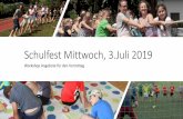 Schulfest Mittwoch, 3.Juli 2019 - brgrohrbach.at fileGeometrie – digital und analog Winkler / Wiesner Modellierung mit CAD Geometrie mit Origami max. 24 (jede Altersgruppe)