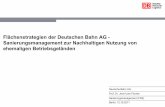 Flächenstrategien der Deutschen Bahn AG ... · Berlin, 12.10.2011 Deutsche Bahn AG Prof. Dr. Jens-Uwe Fischer Sanierungsmanagement (FRS) Flächenstrategien der Deutschen Bahn AG