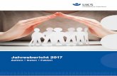 Jahresbericht 2017 - uks.de · 4 Allgemeines Die Unfallkasse Saarland (UKS) ist eine Trägerin der gesetzlichen Unfallversicherung. Sie wurde mit Verordnung vom 17. Mai 1997 als Körperschaft