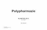 Klinfor Polypharmazie Handout2 - infekt.chinfekt.ch/content/uploads/2013/11/Klinfor11_Polypharmazie.pdf · -Beeinflussung der Pharmakodynamik - Synergismus - Antagonismus -Pharmazeutische