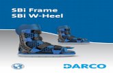 SBi Frame SBi W-Heel - darco.de · > Das Produkt darf nur nach ärztlicher Verordnung abgegeben und angewendet werden. Die mehrschichtige Einlagen SBi Insole 3×3, einteiligen Einlagen