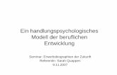 handlungspsychologisches modell be - ewi-psy.fu- · PDF filePersonenvariablen Soziodemographische Variablen (insbes. Geschlecht) Eigenschaften Fähigkeiten Interessen Selbst-Motive
