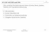 4.5 JSF mit EJB und JPA - home.edvsz.fh- .Prof. Dr. Stephan Kleuker 315 EJB - Konzept â€¢Standardisierte