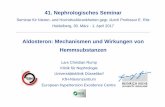 41. Nephrologisches Seminar Aldosteron: Mechanismen und ... · • MR-Blocker bei resistenter Hypertonie - PATHWAY-2 Studie • APCCs in normalen Nebennieren mit Mutationen (z.B.