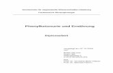 Phenylketonurie und Ernährung - edoc.sub.uni-hamburg.deedoc.sub.uni-hamburg.de/haw/volltexte/2008/435/pdf/ern_y_489.pdf · Der tägliche Mindestbedarf an Phenyl- alanin und Tyrosin