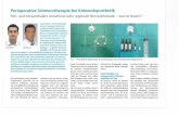 Perioperative Schmerztherapie bei Knieendoprothetik .pr¤-op 1. Std. 3. Std. 6. Std. 24. Std. 48