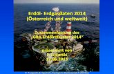 Erdöl- Erdgasdaten 2014 (Österreich und weltweit) · * Naturgasförderung: 31,235 Mrd m n - minus 9,1% gg. 2013 * Erdölförderung: Bisher höchste weltweite Produktion (plus 1,8%)