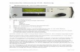 1 Bedienelemente und Funktionsweise - DL6GL · Automatischer Antennentuner V3.00 - Bedienung DL6GL Automatischer ATU V3.00 - Bedienung, DL6GL 23.04.2017 Seite 2 von 21 Wird mit dem