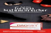 Auf den Lebensmittel verzichten? - alles-essen.de · DAOSiN® unterstützt den natürlichen Abbau von Histamin aus der Nahrung. Was passiert mit dem Histamin aus der Nahrung? Insbesondere
