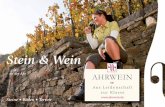 Stein & Wein - lgb-rlp.de · Ahrtal-Tourismus • Vermittlung von Unterkünften, auch für Ihre privaten Besuche • Beratung und Buchung • Pauschalangebote • Gruppenprogramme