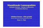 Monoklonale Gammopathien - MH-Hannover: Startseite · Katalase, Peroxidase, Cytochrome Depoteisen 20 % • Ferritin, Hämosiderin 20 % Transporteisen 0,1–0,2% • Transferrin –