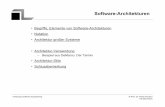 Software-Architekturenservices.informatik.hs-mannheim.de/~knauber/BCSc-SE/11-g.pdf · Vorlesung Software Engineering © Prof. Dr. Peter Knauber HS Mannheim Software-Architekturen