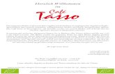 Tasso Café · - mit Tomate, Gurke, Paprika, Sprossen, Hausdressing und 7,20 ... Vegane, mediterrane Quiche mit kleinem Salat 6,90€ ... All ingredients come frome organic farming.