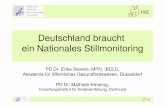 Deutschland braucht ein Nationales Stillmonitoring · 2 Warum Stillmonitoring? Internationale Perspektiven - Stillmonitoring Stillen in Deutschland Konzept eines integrativen Stillmonitorings