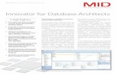 Innovator for Database Architects - mid.de · Änderungen beim Datenbankdesign managen Konzeptionelles Schema und Daten-bankschema können in Innovator for Database Architects getrennt