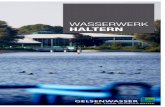 WASSERWERK HALTERN - gelsenwasser.de · Filtergeschwindigkeit: max. 50 m/h. WASSERFÖRDERUNG. PUMPEN Insgesamt 16 Kreiselpumpen mit elektrischem Antrieb fördern das Wasser in das